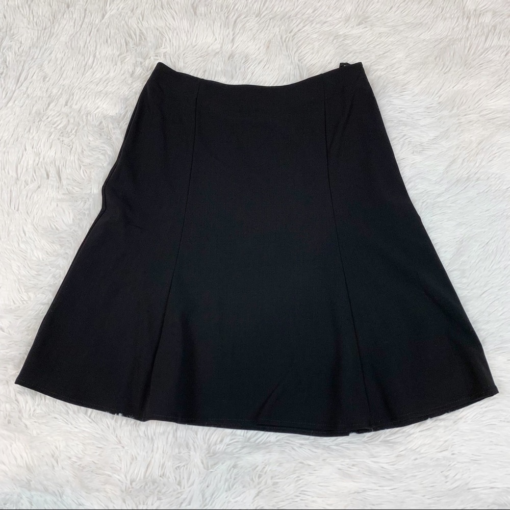 Piazza Sempione Women Wool Blend a-line Skirt Workwear Made in Italy